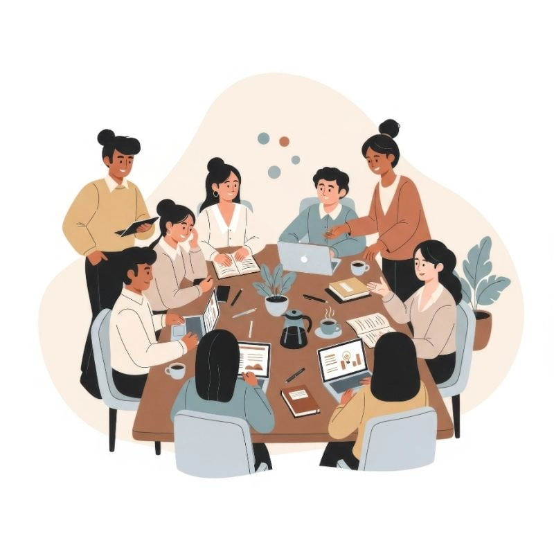 Ilustrasi diskusi kepribadian